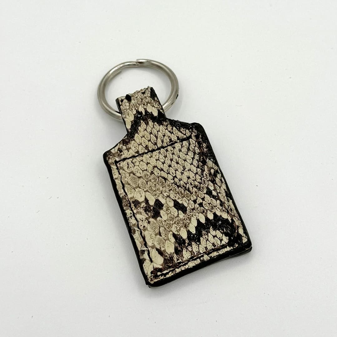 Python Leather Keychain