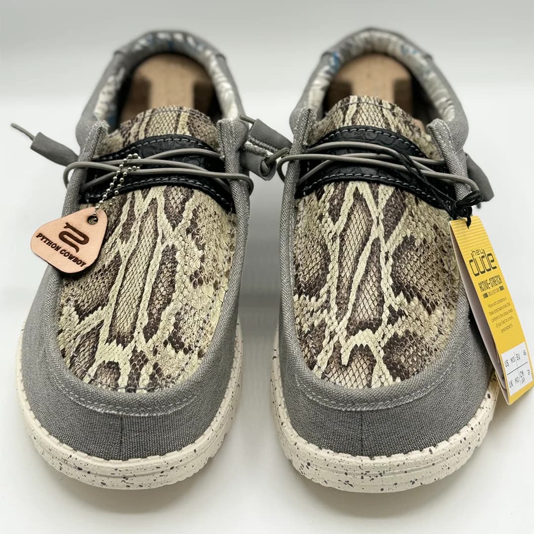 Python Cowboy Hey Dudes – Grey