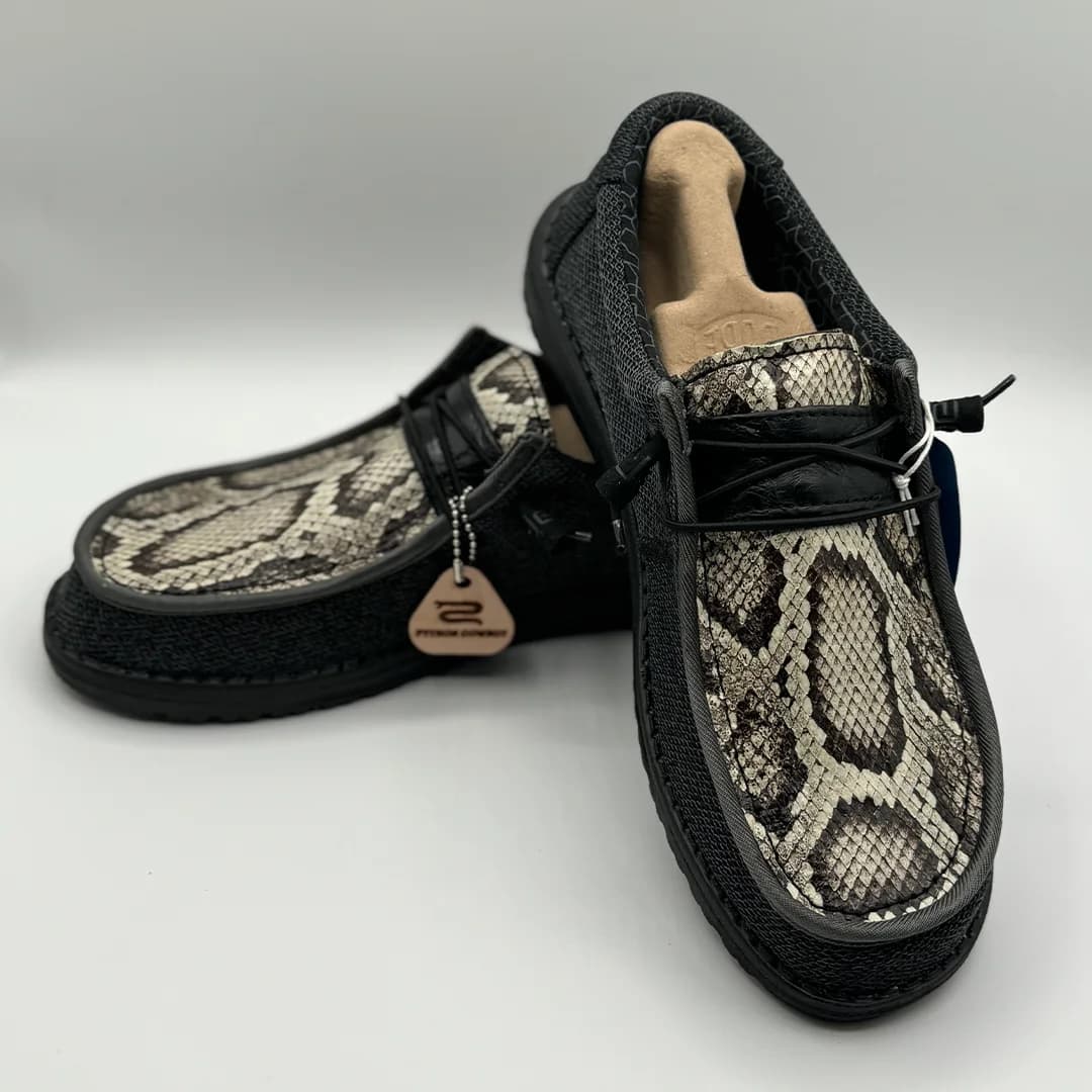Python Cowboy Hey Dudes – Black - thumbnail 2