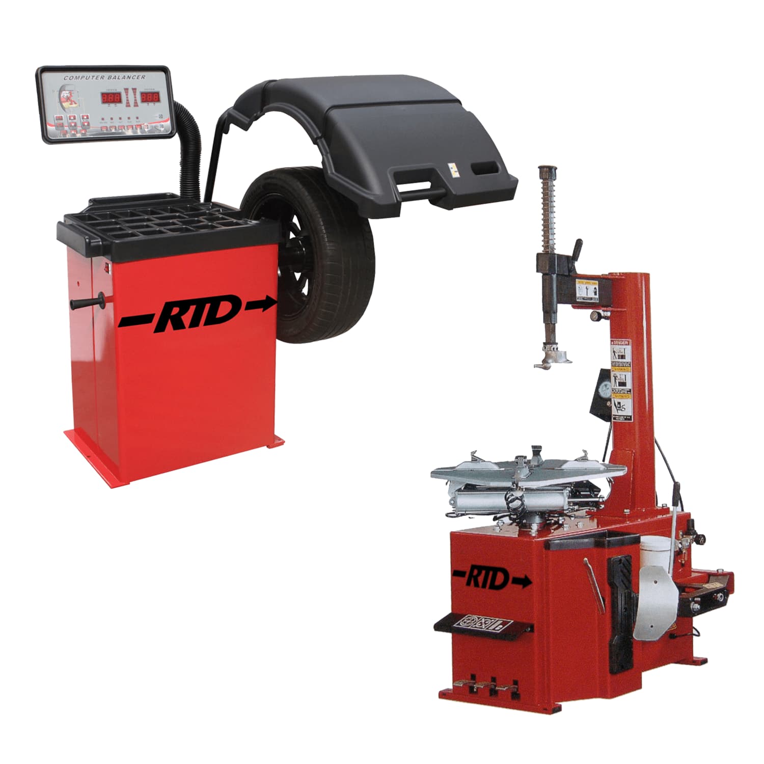 Race Tools Direct 530TC/953WB Tire Changer + Digital Wheel Balancer Combo