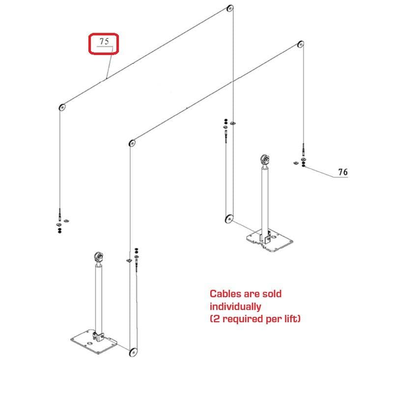 Tuxedo TP9KAC-TUX Overhead Replacement Equalization Cable (EACH) [NO RETURNS]