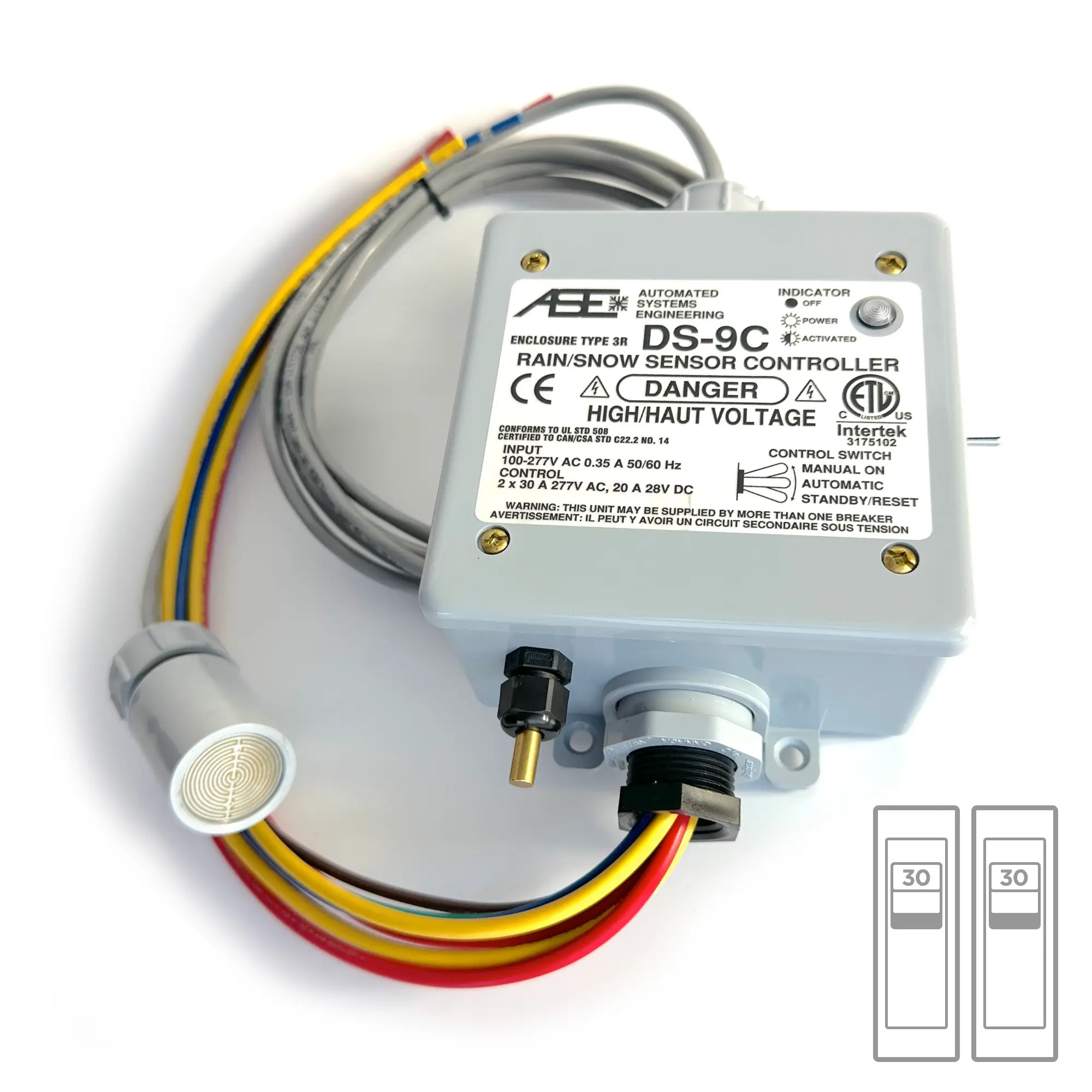 Dual Heat Tape Controller with Sensor (DS9-C)
