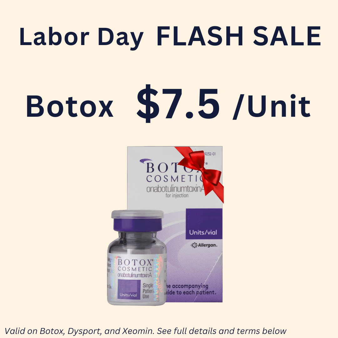 $7.5 Per Unit for 80 Units of ‘Tox (Botox, Dysport, Xeomin)   (FLASH SALE)