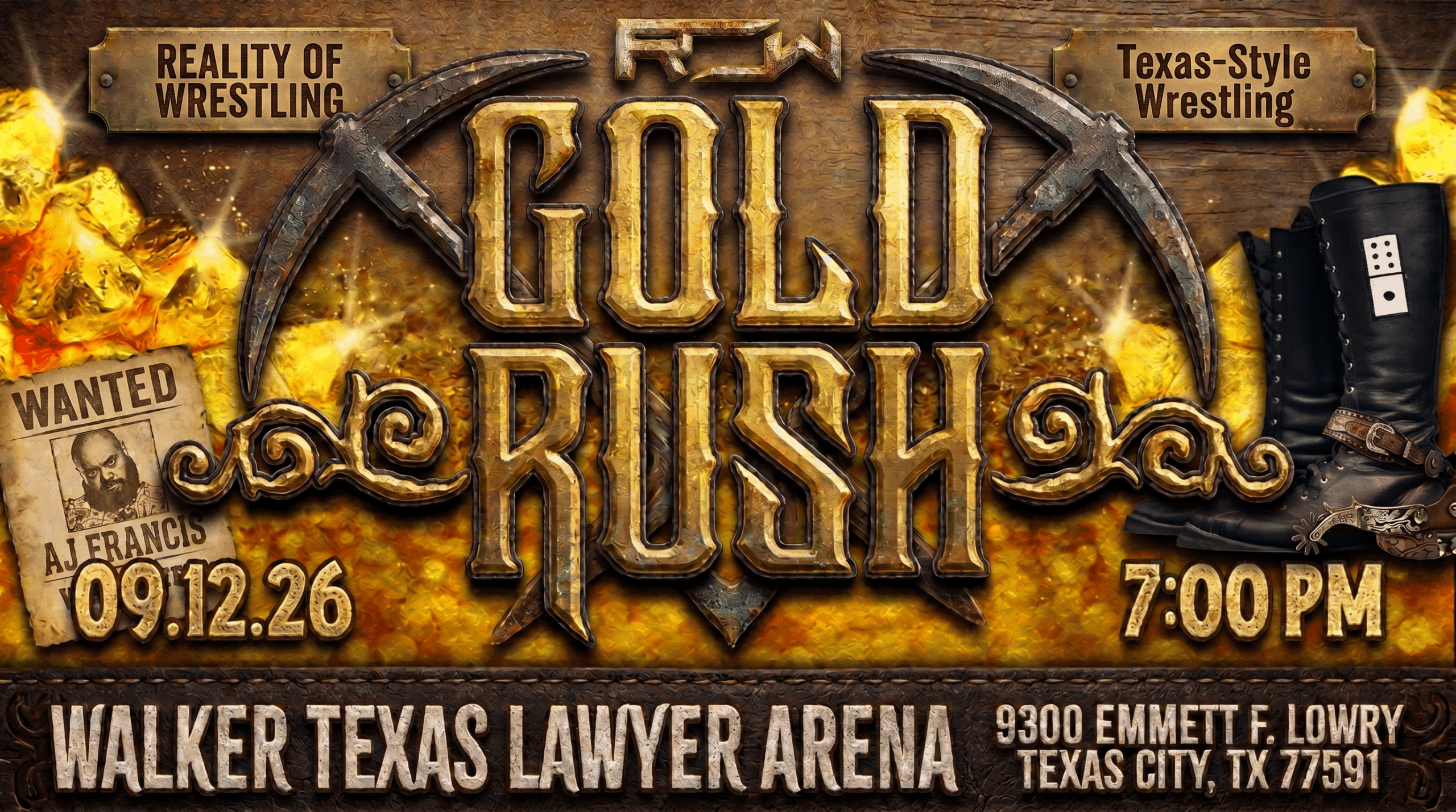 ROW LIVE! PLATINUM – GOLD RUSH – SEP 12, 2026 – Section E