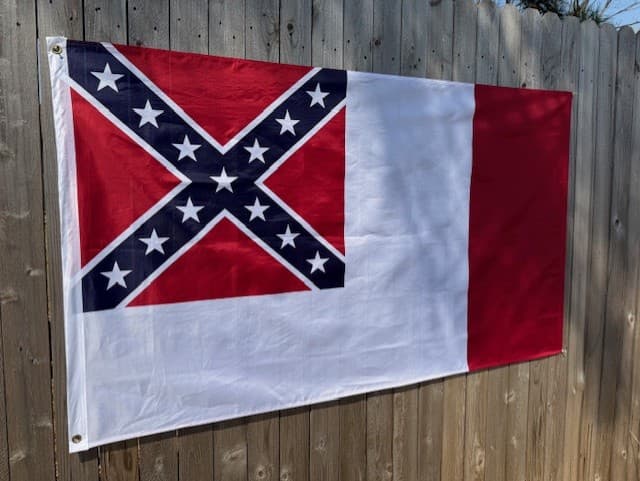 3rd National Confederate Flag- 3×5 Poly - thumbnail 2