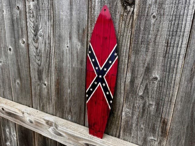Confederate Surfboard Sign