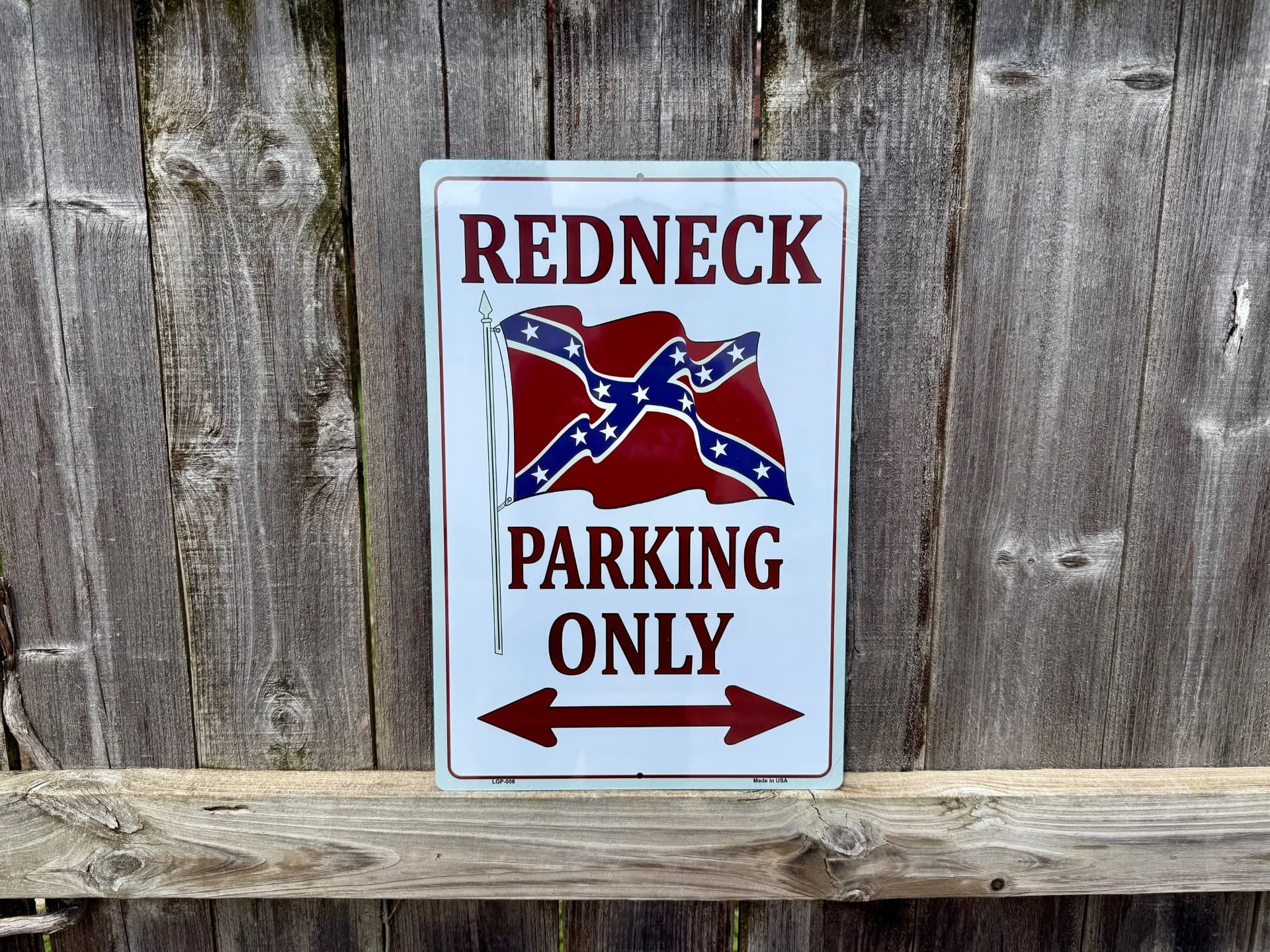 Redneck Parking Only Sign - thumbnail 2