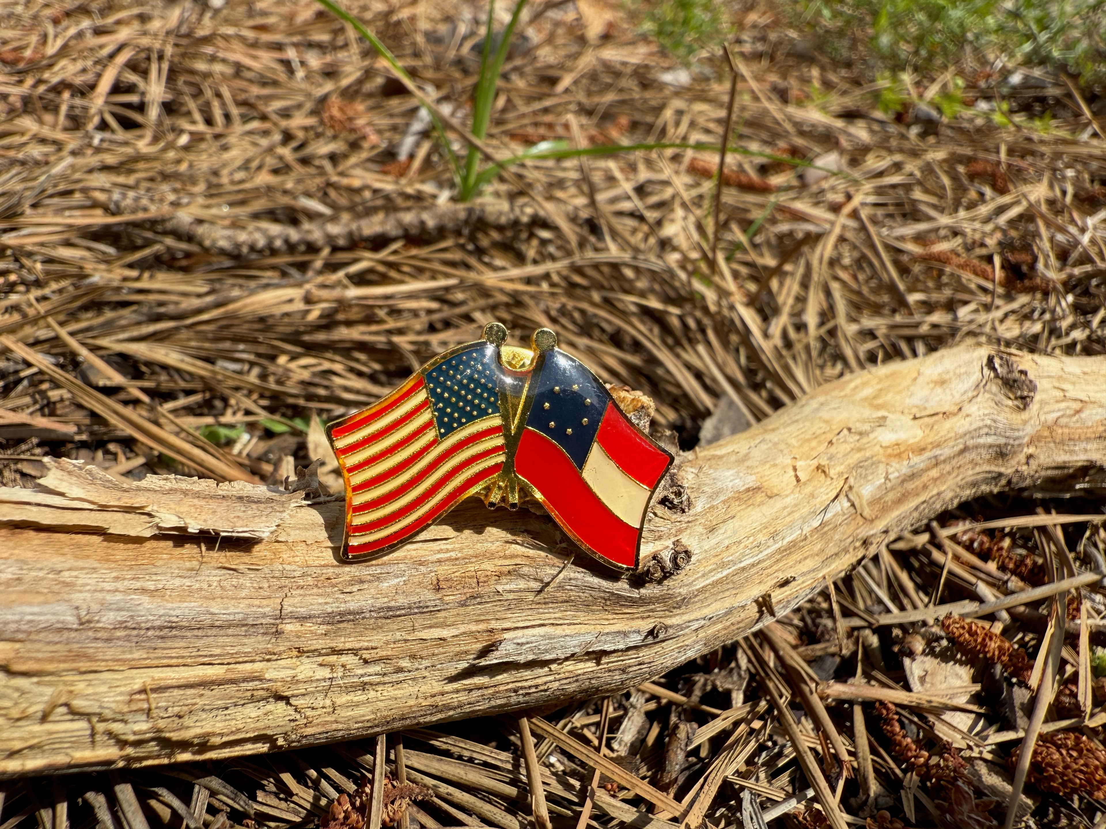 1st National Confederate USA Pin