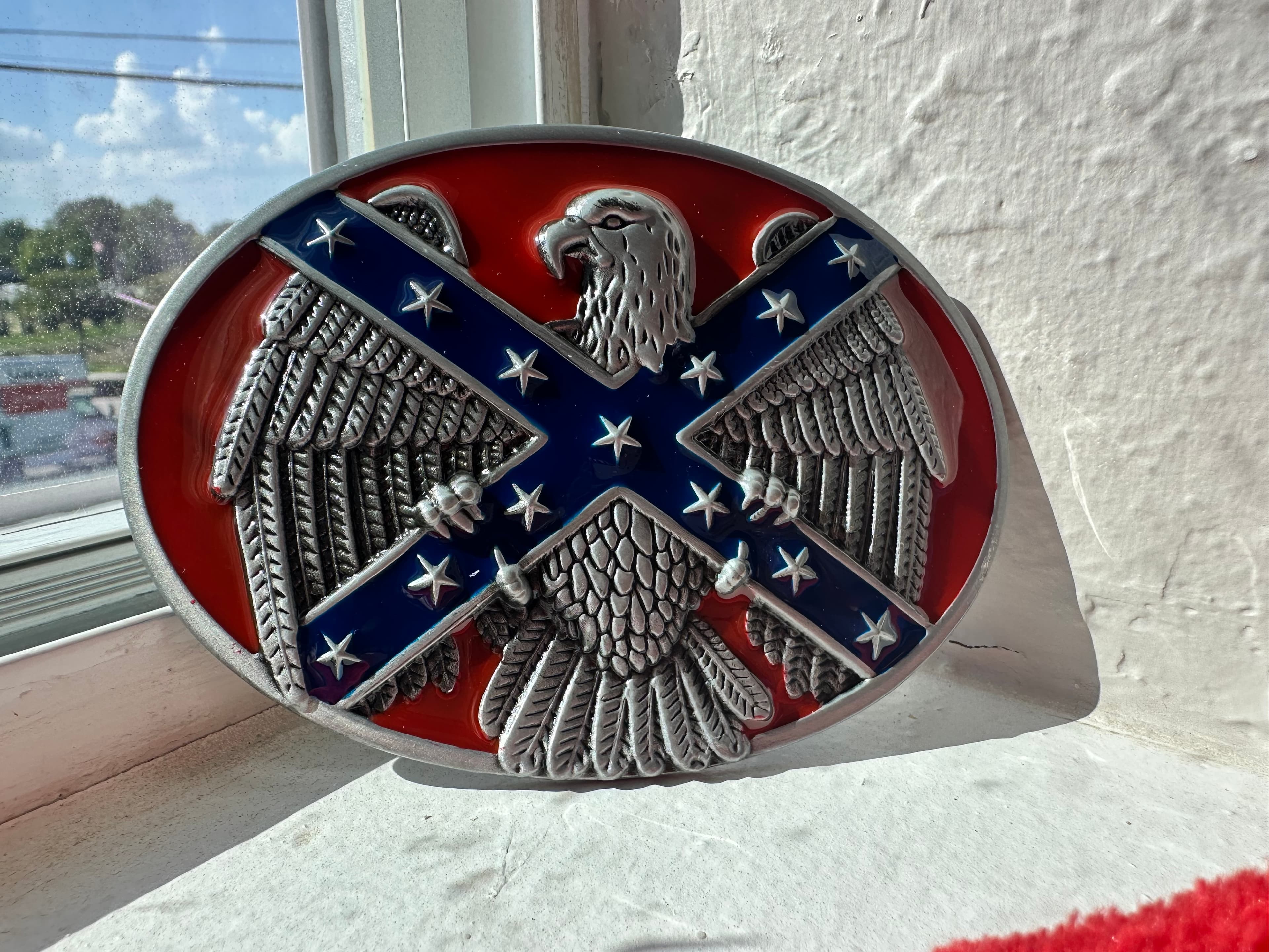 Southern Eagle Cross Belt Buckle