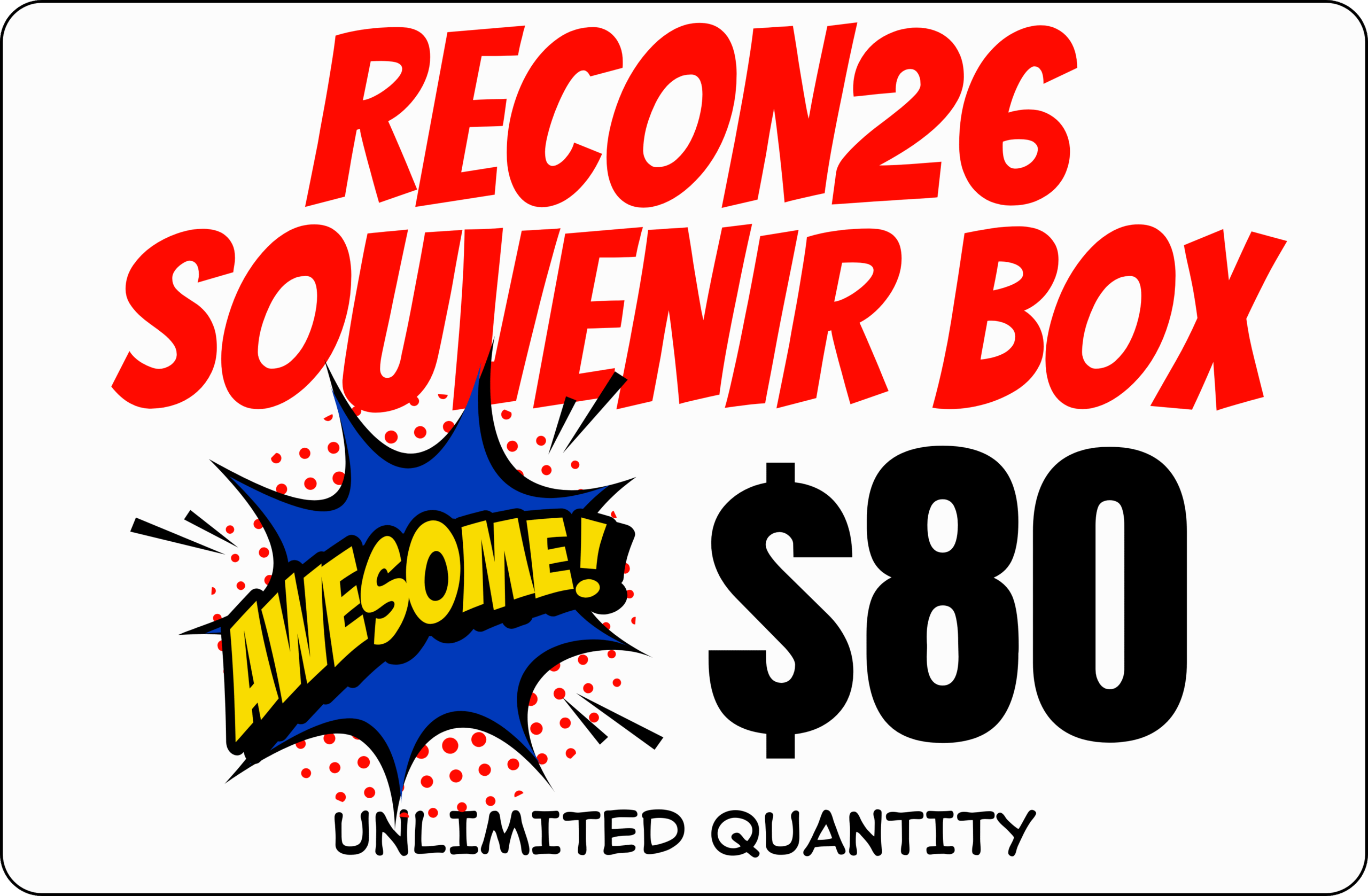 RECON26 Souvenir Box – SHIPPED