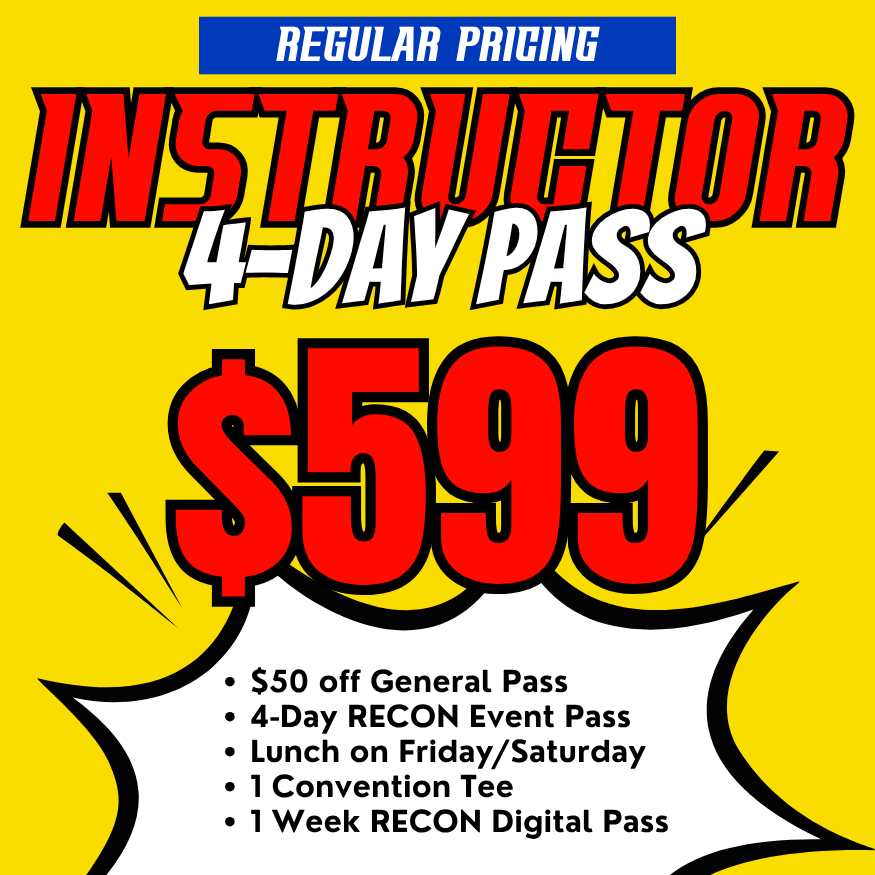 RECON26 Instructor Pass – Regular Price