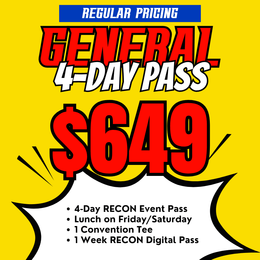 RECON26 General Pass – Regular Pricing
