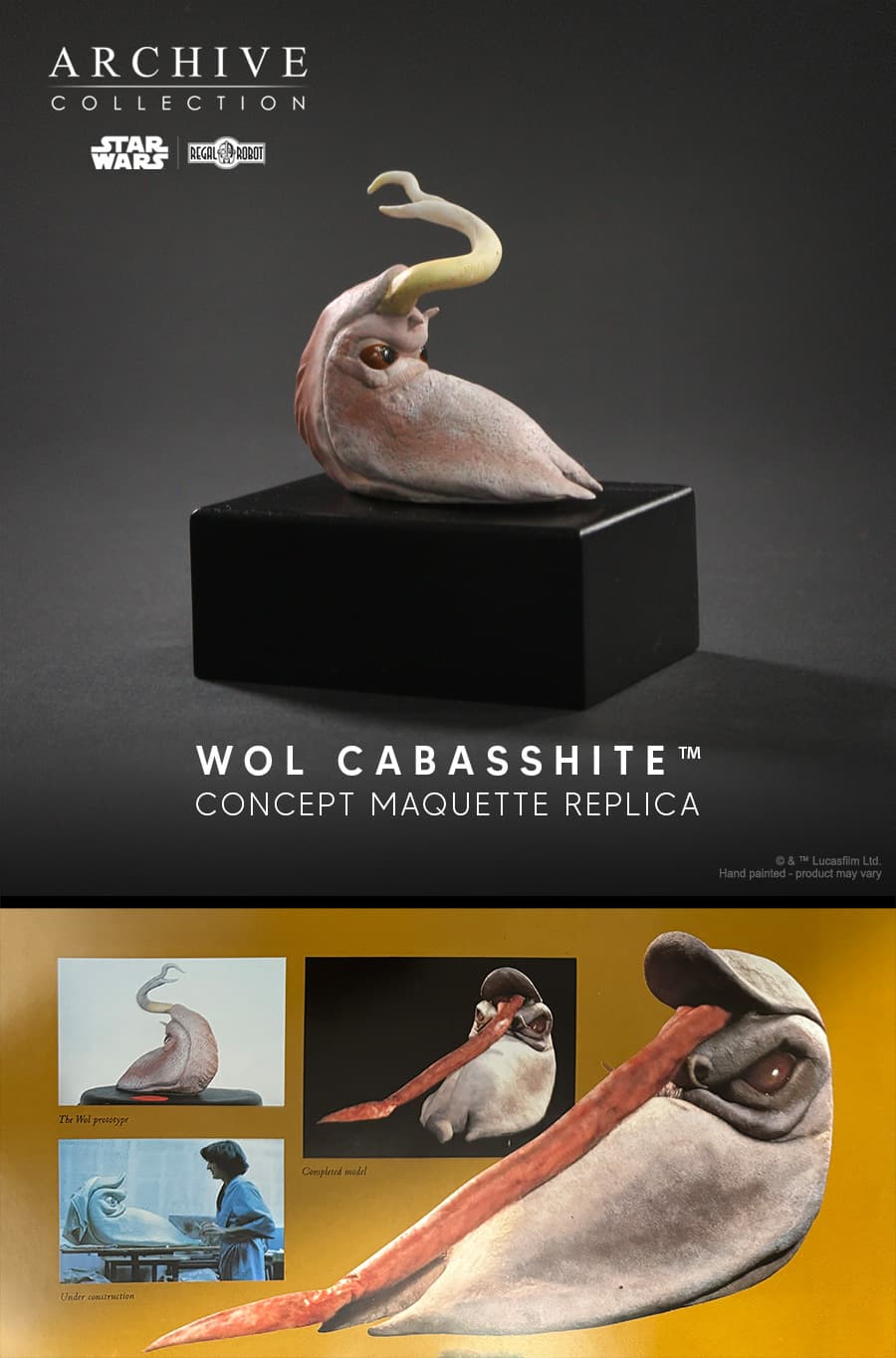Wol Cabasshite™ Concept Maquette Replica – Numbered Edition - thumbnail 2