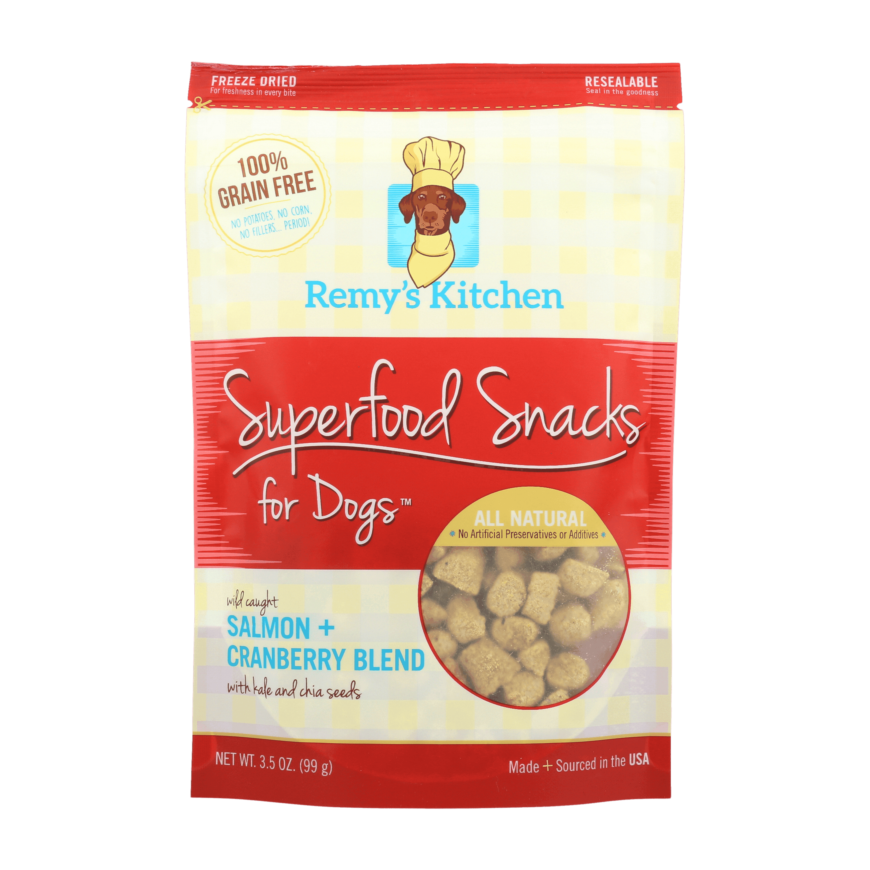 Salmon+Cranberry Superfood Snacks for Dogs
