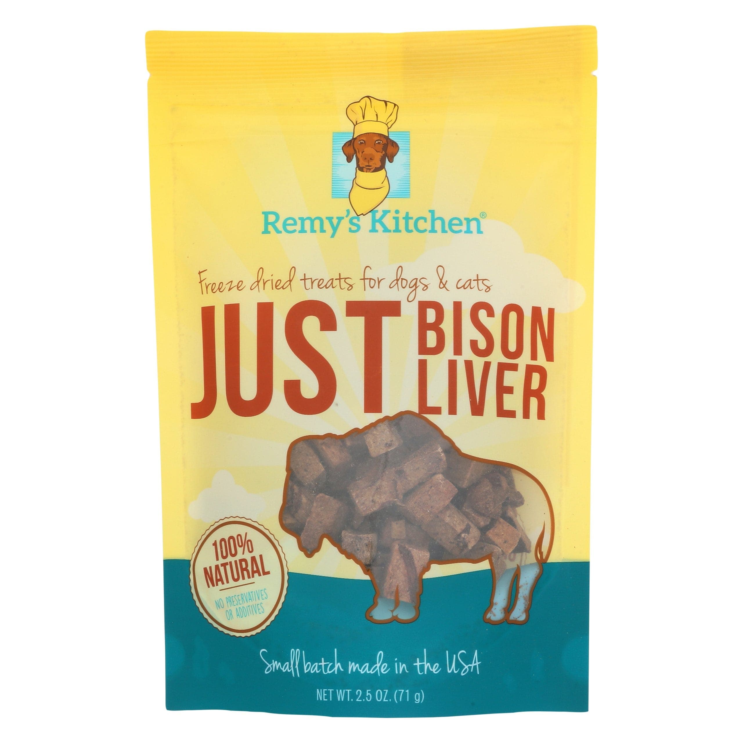 Just Bison Liver for Dogs and Cats