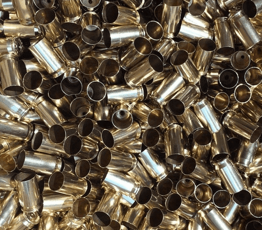 9MM Brass Cases Washed and Polished NO LIMITS