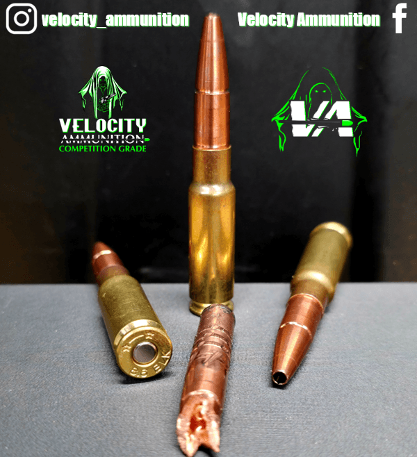 8.6 Blackout 340gr “Obsidian” Subsonic Fracturing Velocity Ammunition (Made in USA by Veteran Owned Business)