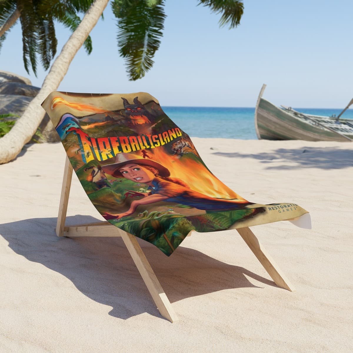 Fireball Island Beach Towel - thumbnail 4
