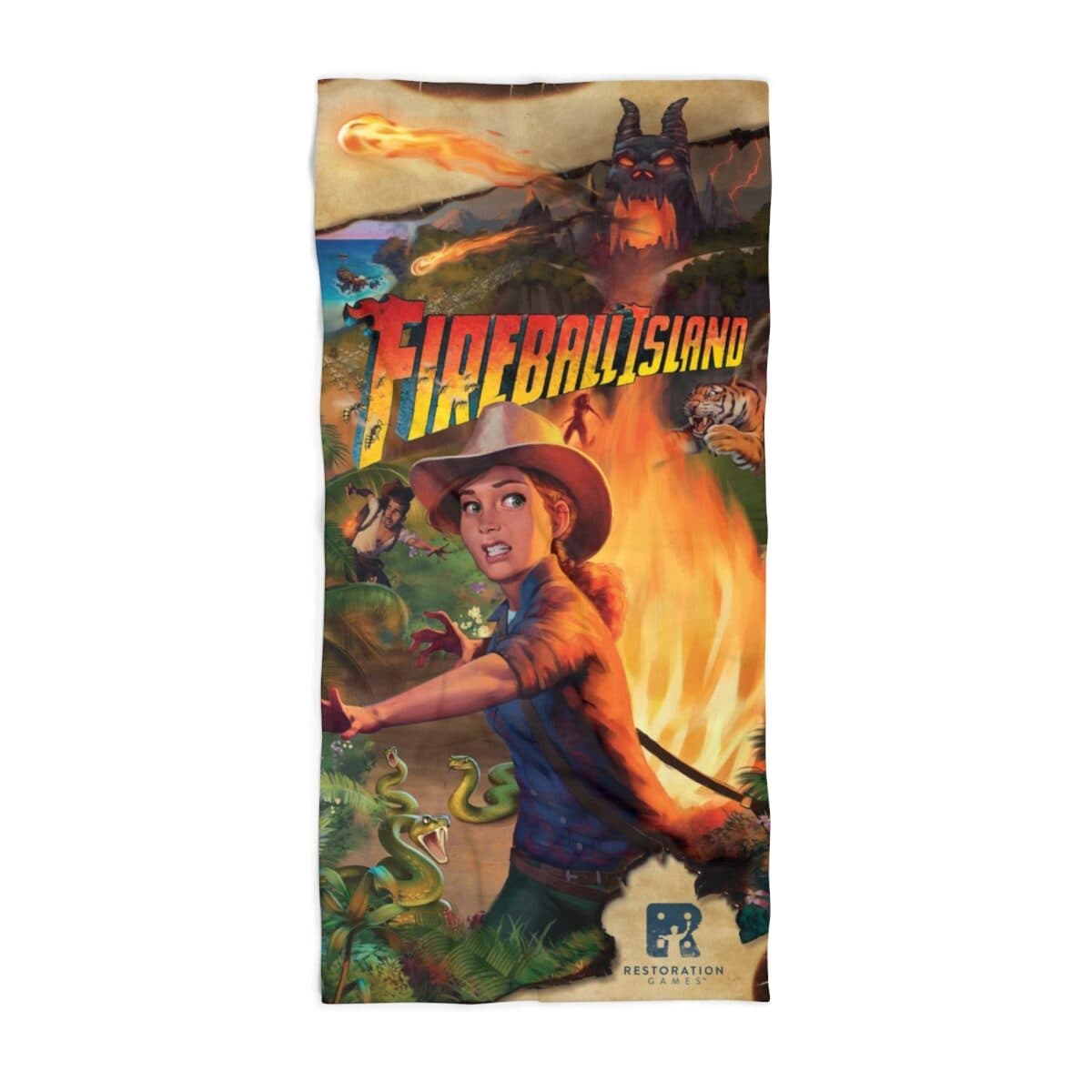 Fireball Island Beach Towel - thumbnail 3