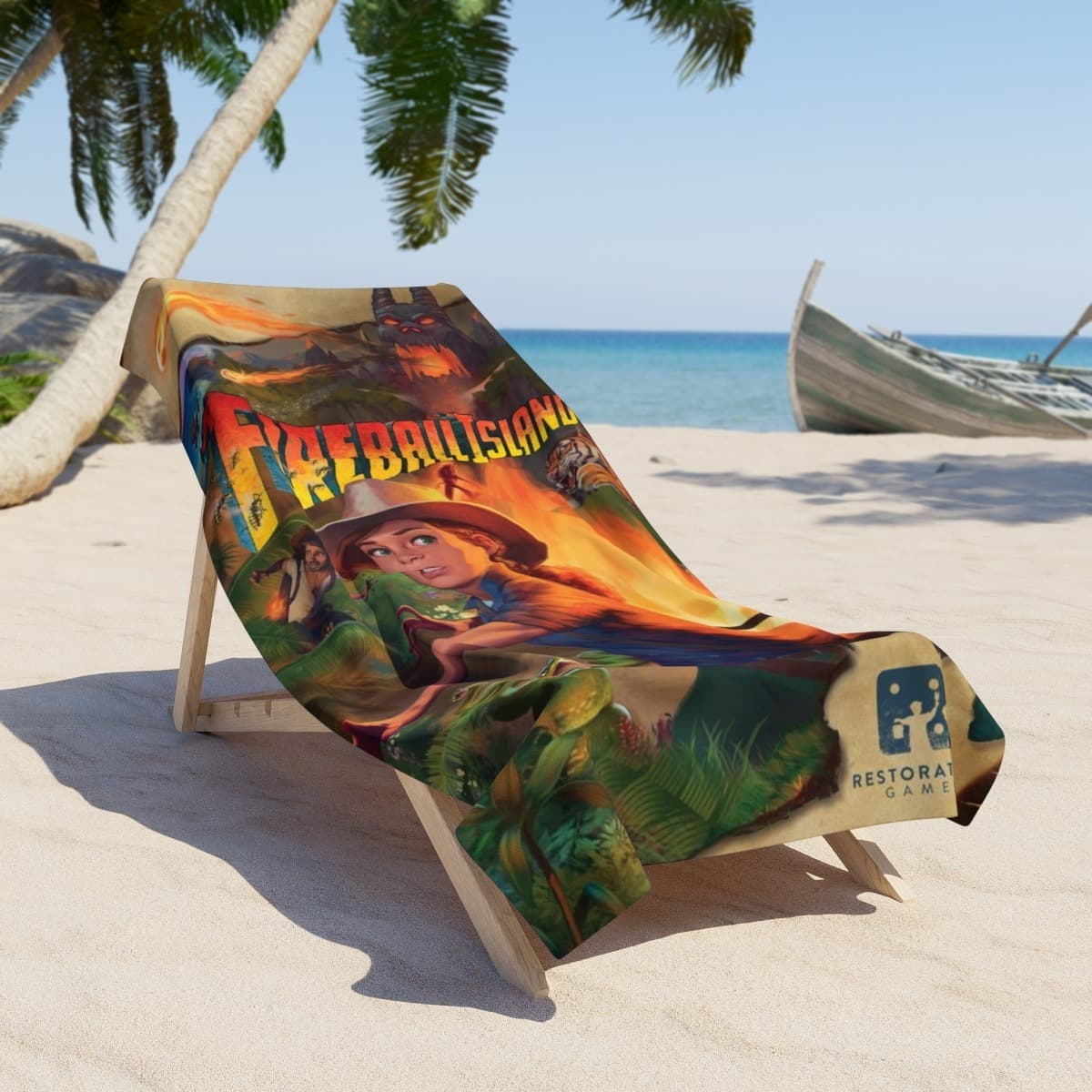 Fireball Island Beach Towel - thumbnail 2