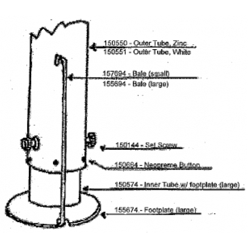 Bale, Large (for 4-5/8″ footplate)