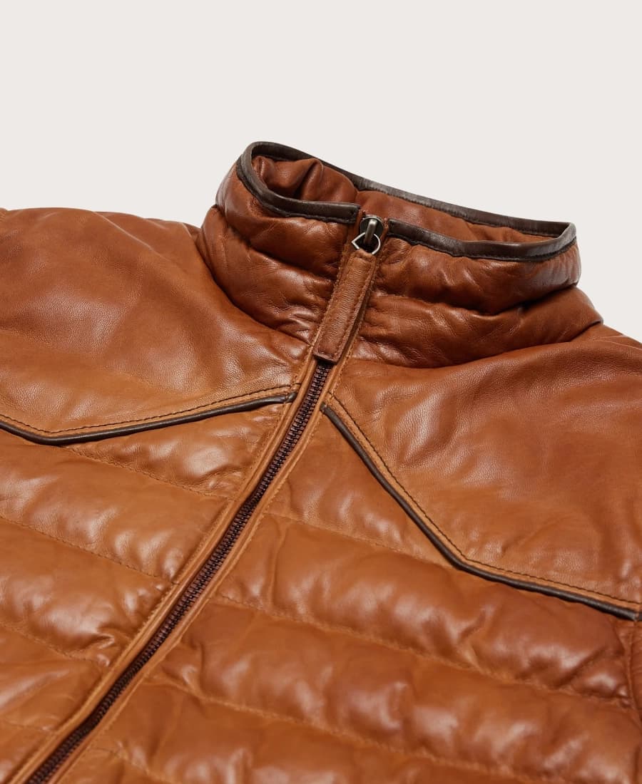 Maverick Mens Western Leather Vest - thumbnail 3