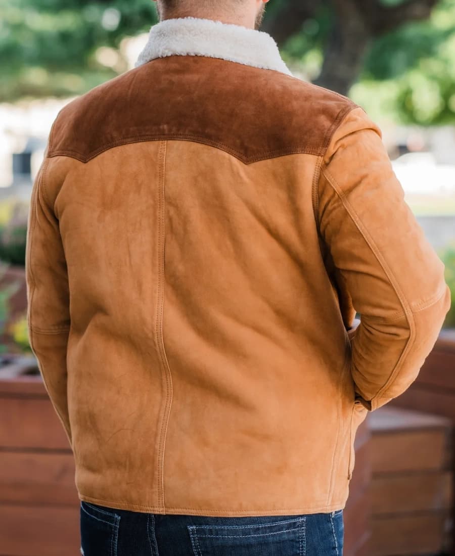 Rawhide Renegade Men’s Two-Tone Suede Western Jacket - thumbnail 2