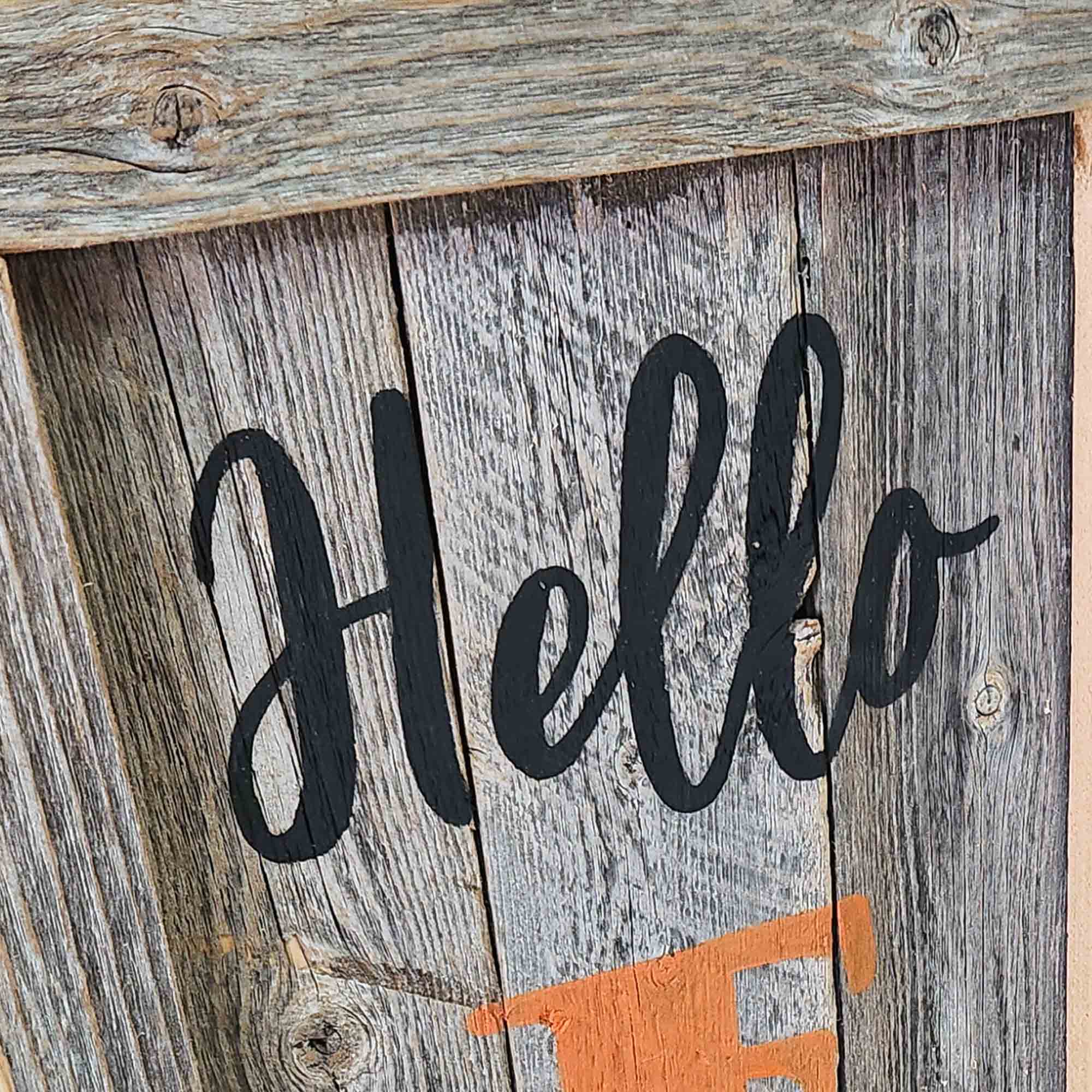 Hello Fall Sign for front porch or hanging decor - thumbnail 5
