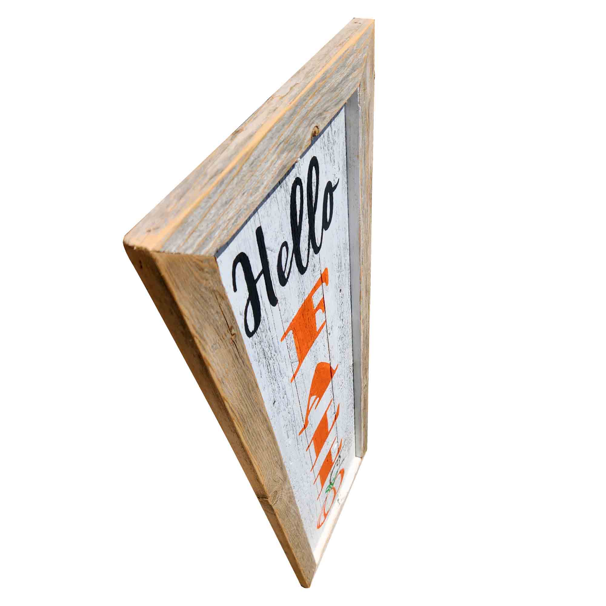 Hello Fall Sign for front porch or hanging decor - thumbnail 4