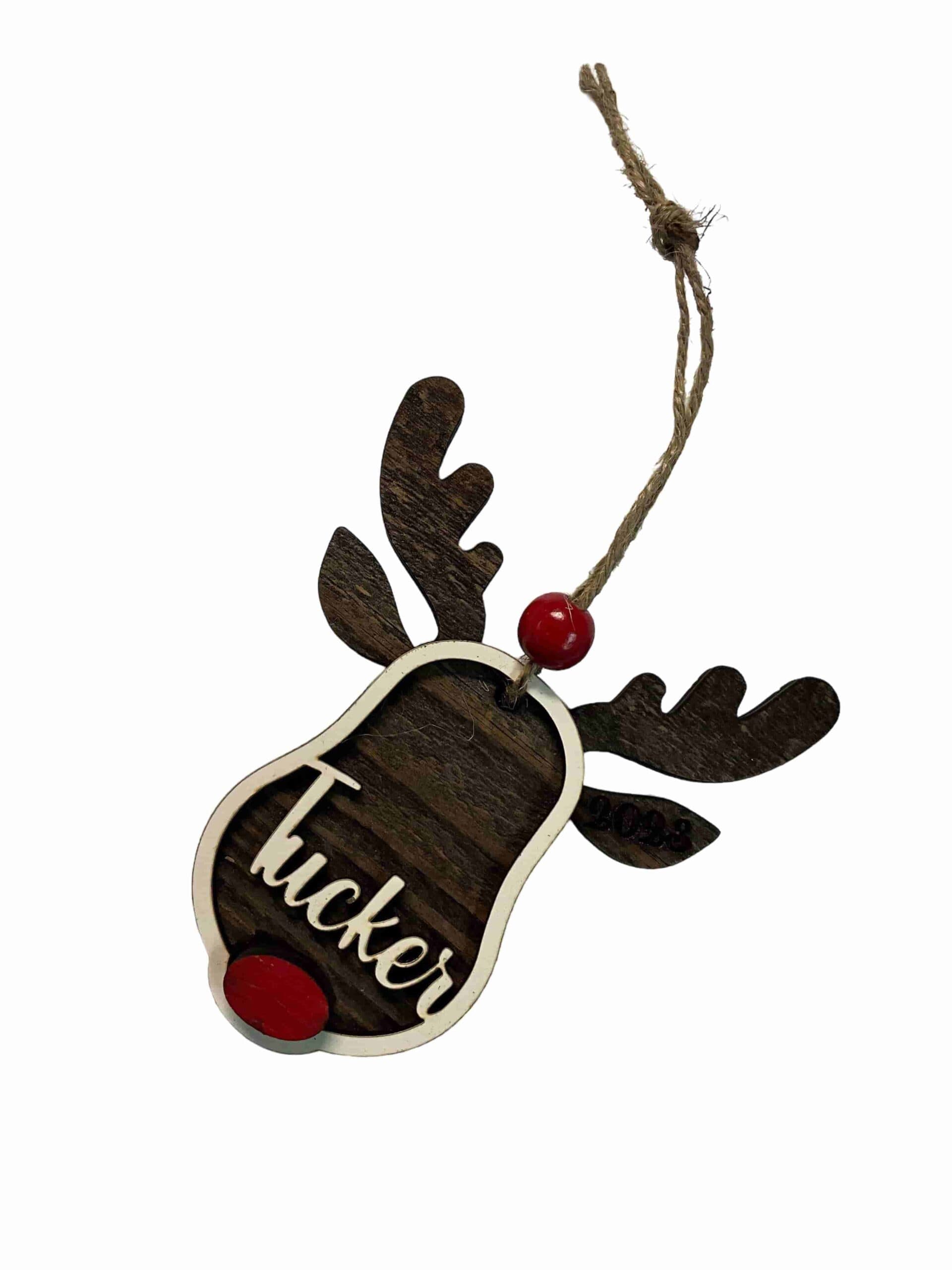 Customized Reindeer Ornament - thumbnail 2