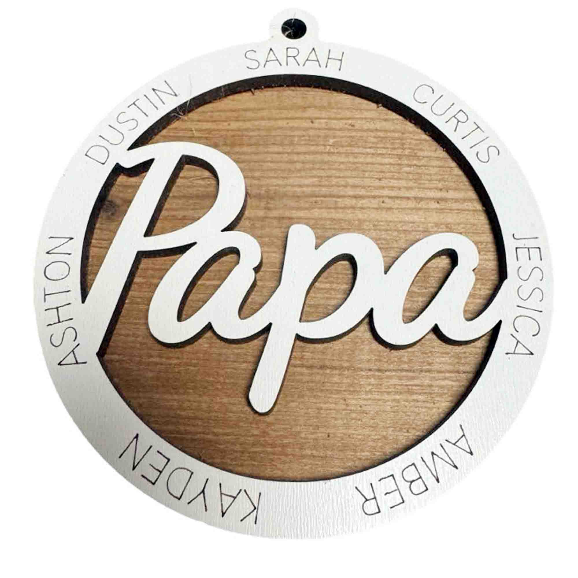 Customized Ornament for Papa (Father’s Day gift) - thumbnail 2