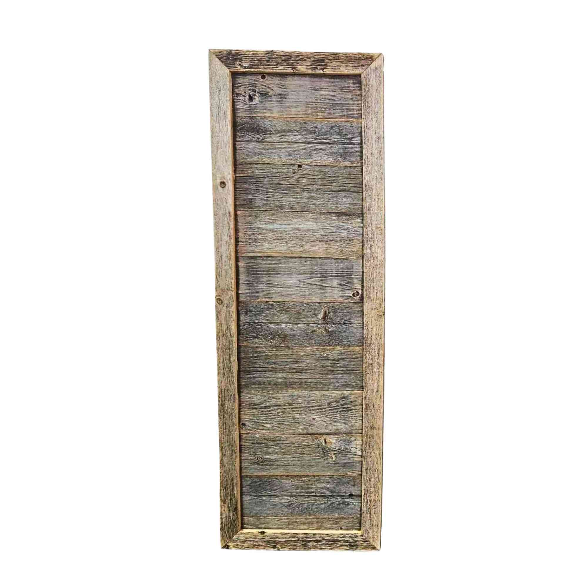 Blank Framed Sign Shutter Style – Made from Reclaimed Wood - thumbnail 2
