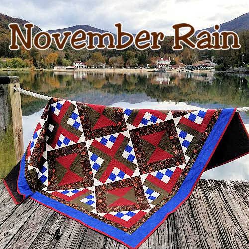 November Rain Quilt Pattern