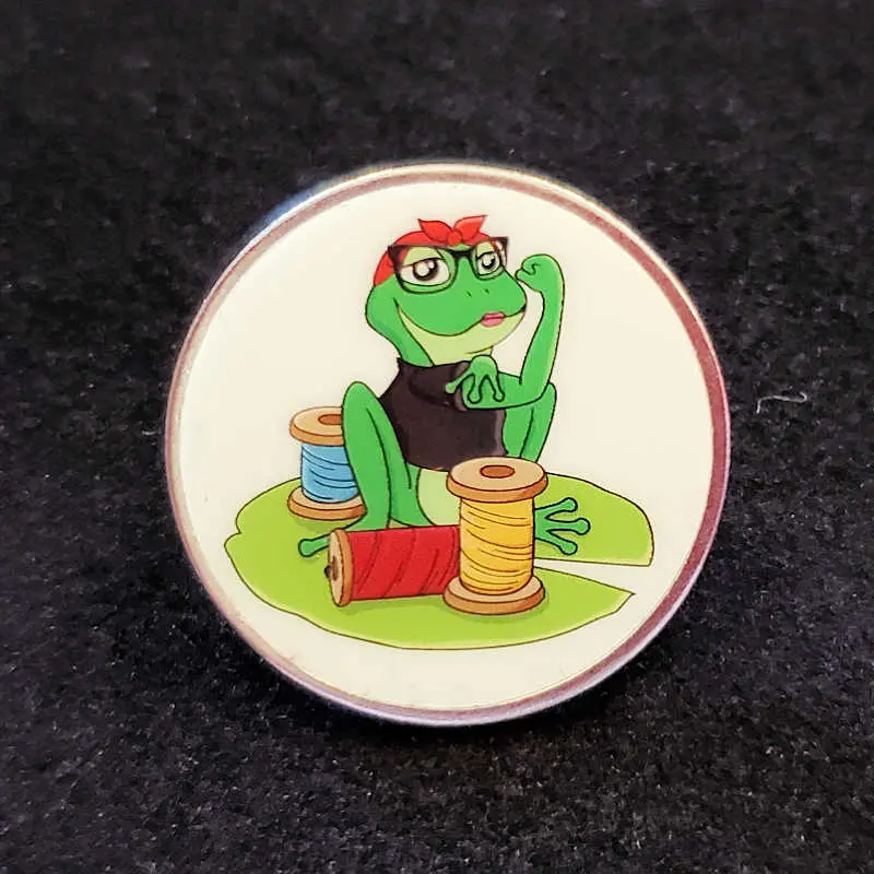 Rona the Ribbiter Collector Pin - thumbnail 2