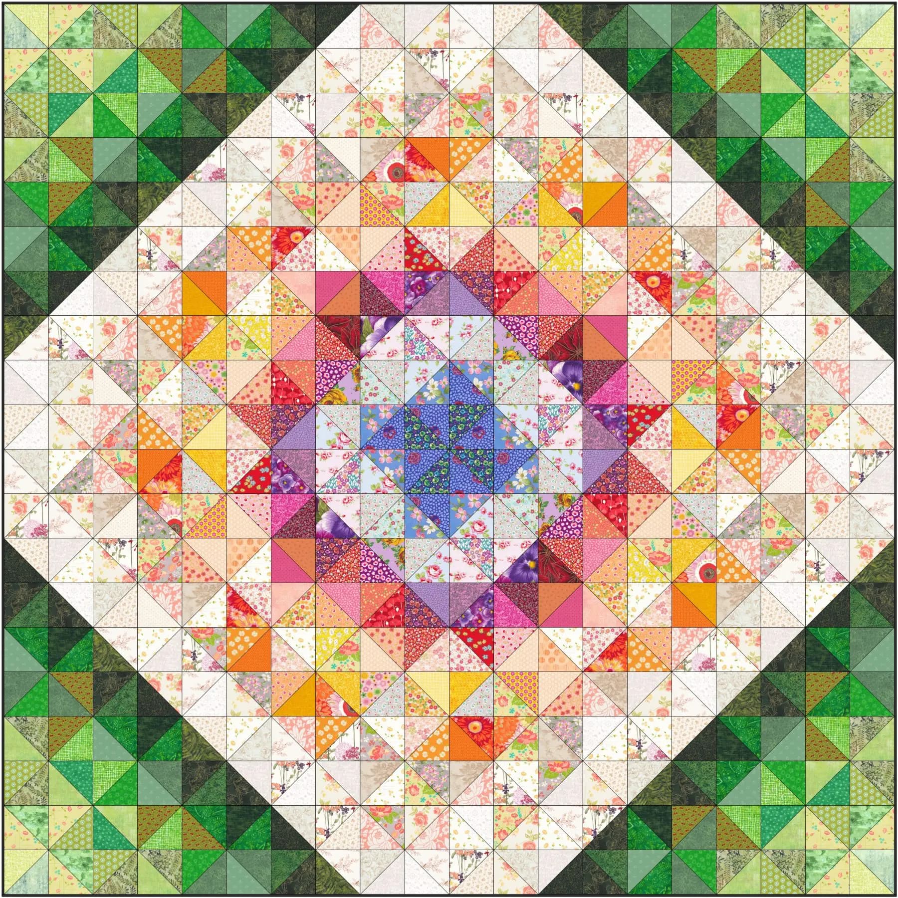 Florals Quilt Pattern - thumbnail 3