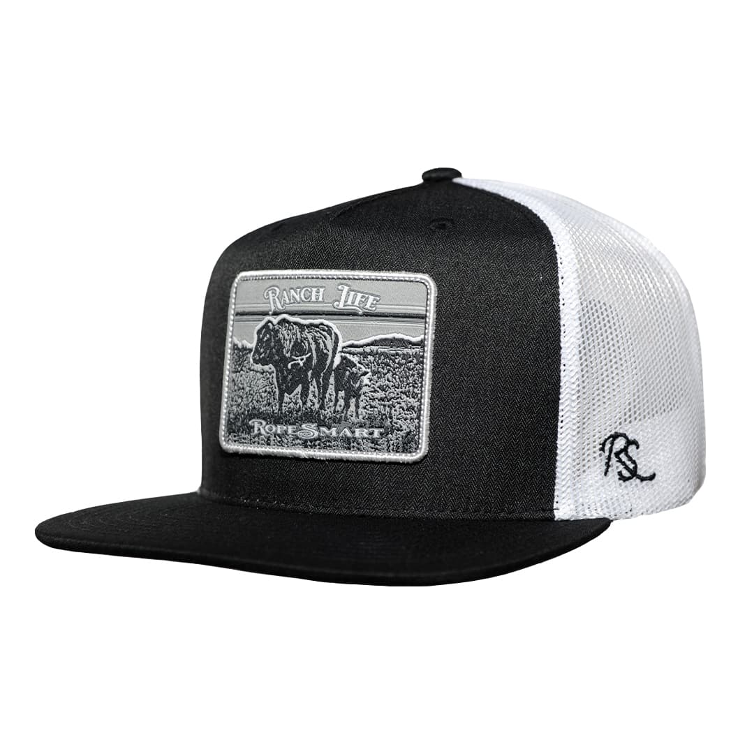 RopeSmart Ranch Life Black Trucker Cap