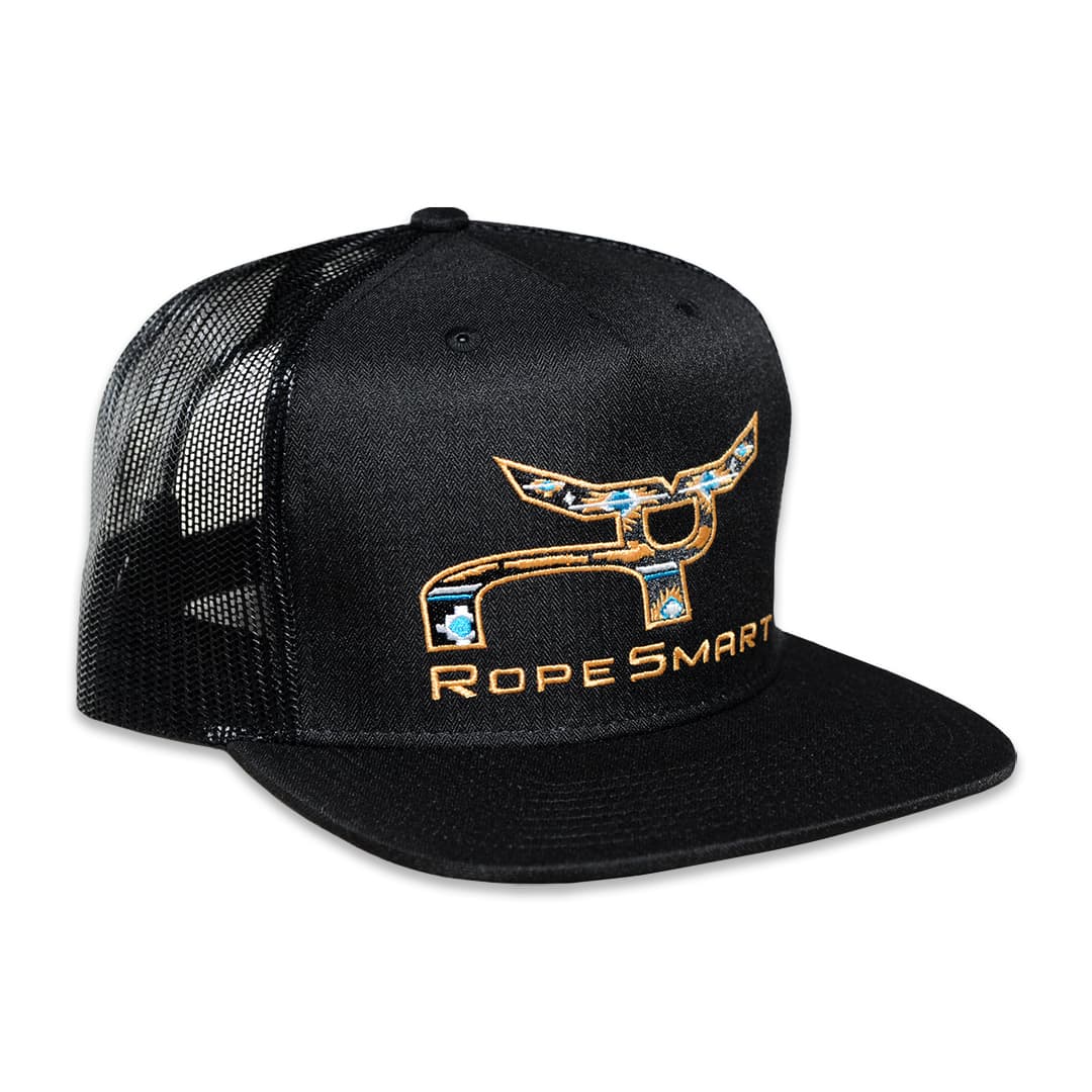 RopeSmart Desert Blue Santa Fe Black Trucker Cap - thumbnail 3