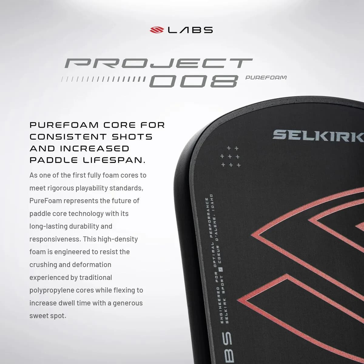 Selkirk LABS Project 008 Pickleball Paddle w Special Cover - thumbnail 5
