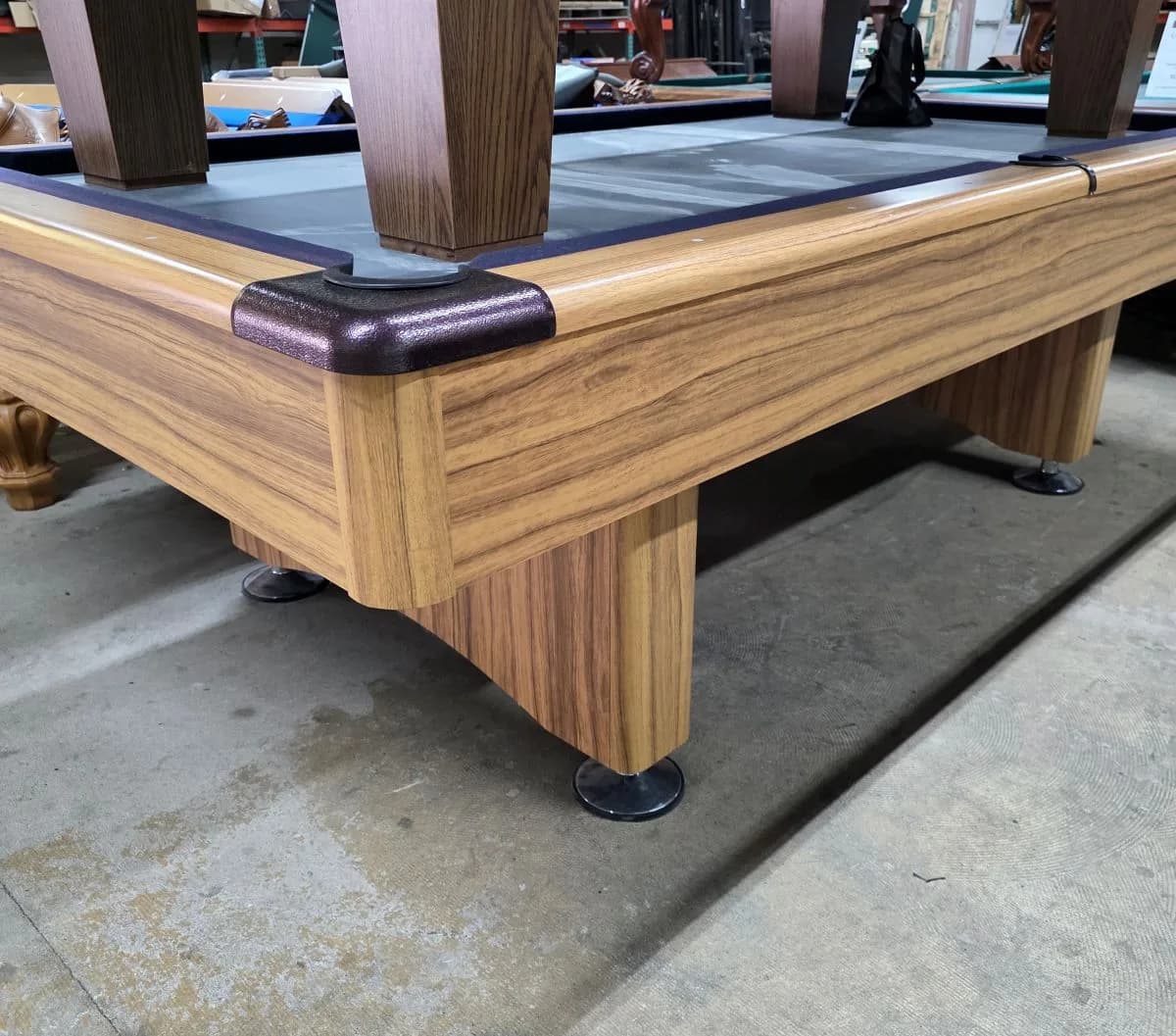 8′ Gently Used Slate Pool Table