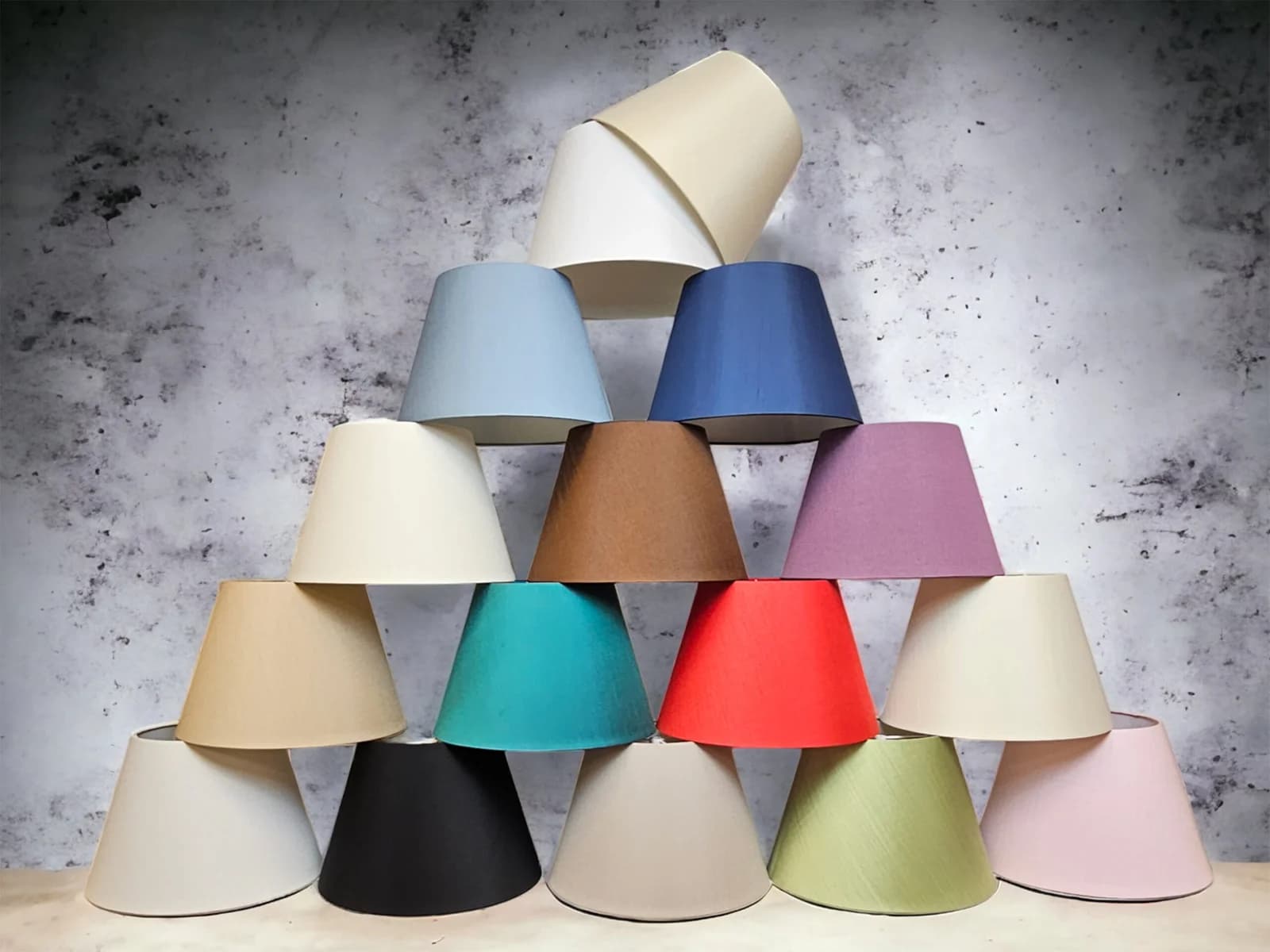 Royal Designs, Inc. Set of 2 Deep Empire Hardback Lamp Shade, 8 T x 13 B x 9 H in, Available in 16 Colors , Includes Two 8″ Lamp Harps