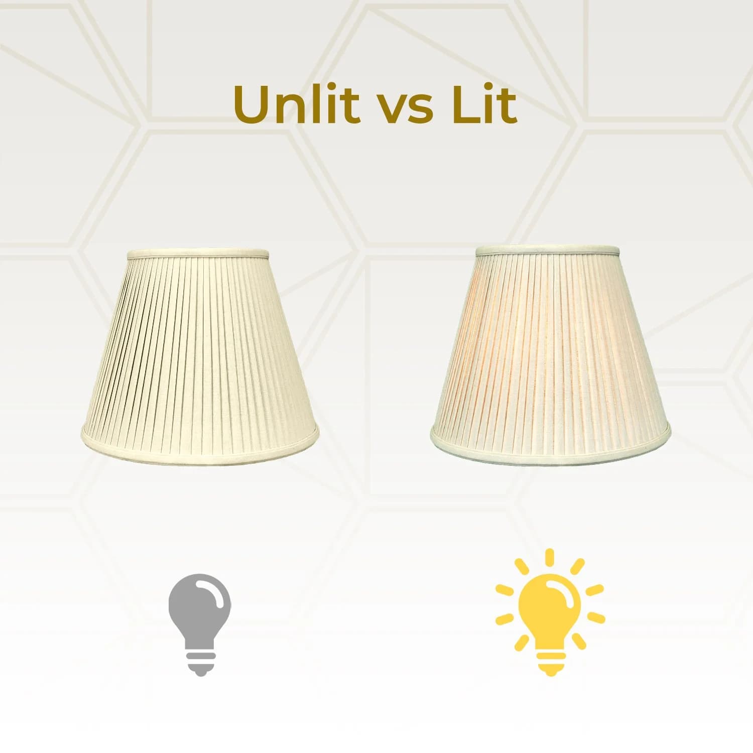 Deep Empire Side Pleat Lamp Shade - thumbnail 3