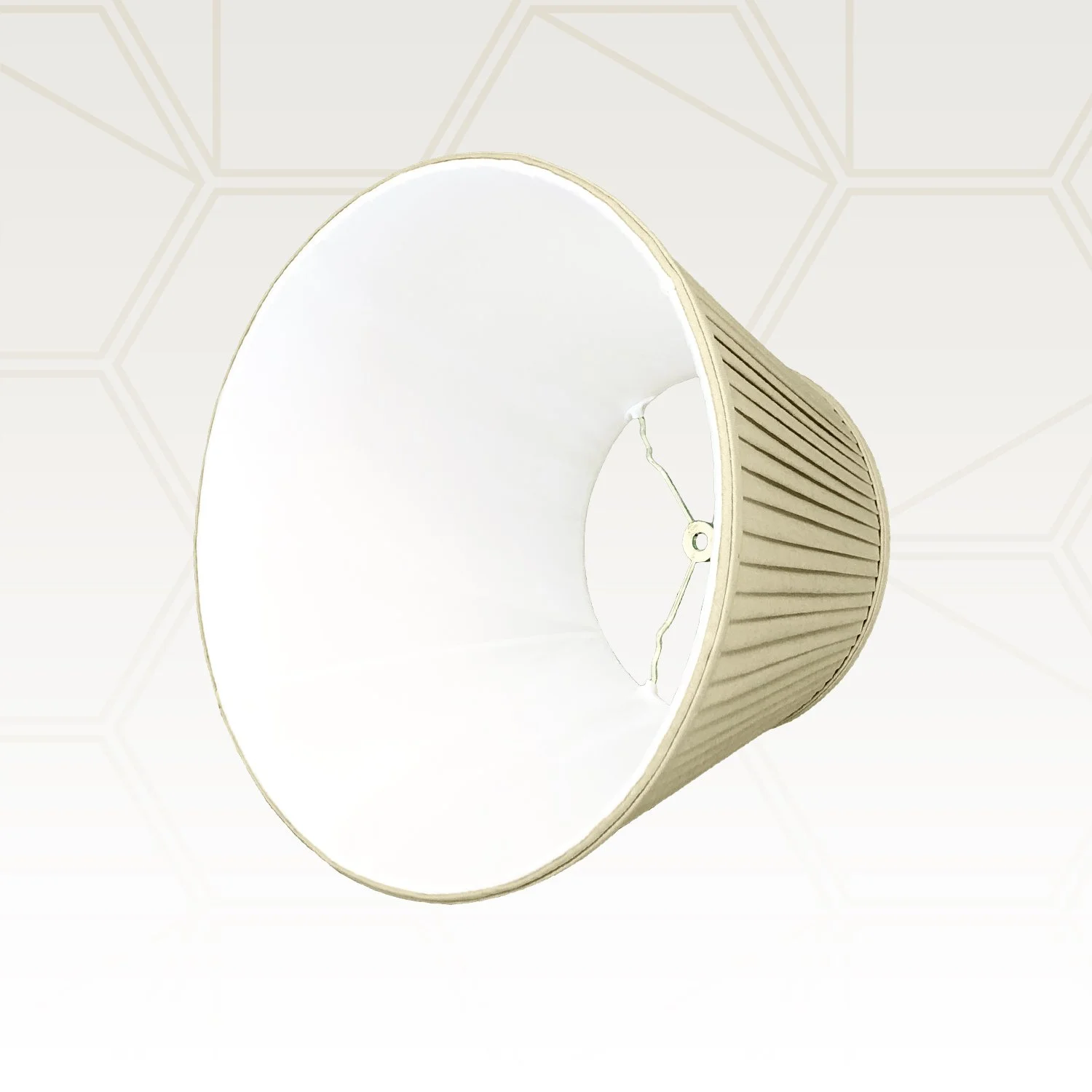 Deep Empire Side Pleat Lamp Shade - thumbnail 4