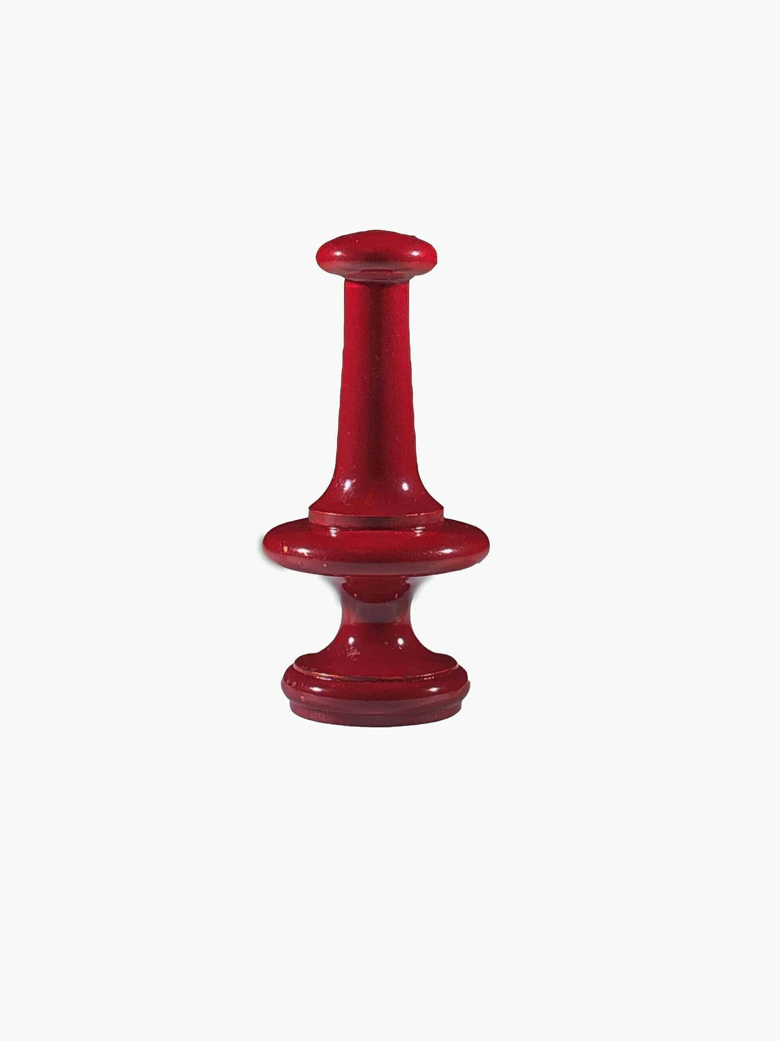 Decorative Red Lamp Finial For Lamp Shade 2 Inch