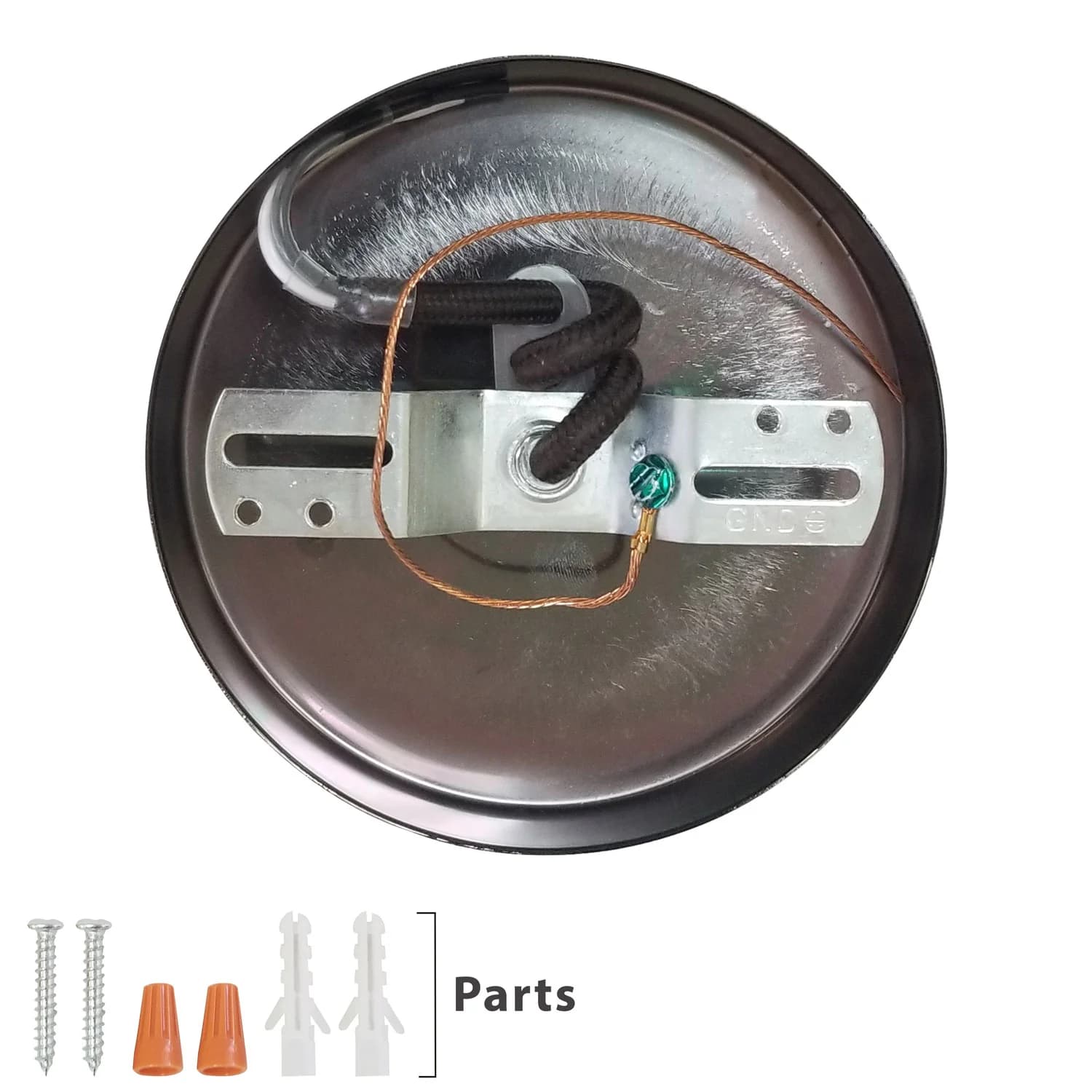 Hanging Pendant Lighting, Keyless Cylinder-Shaped Pendant Light Socket and Canopy - thumbnail 7