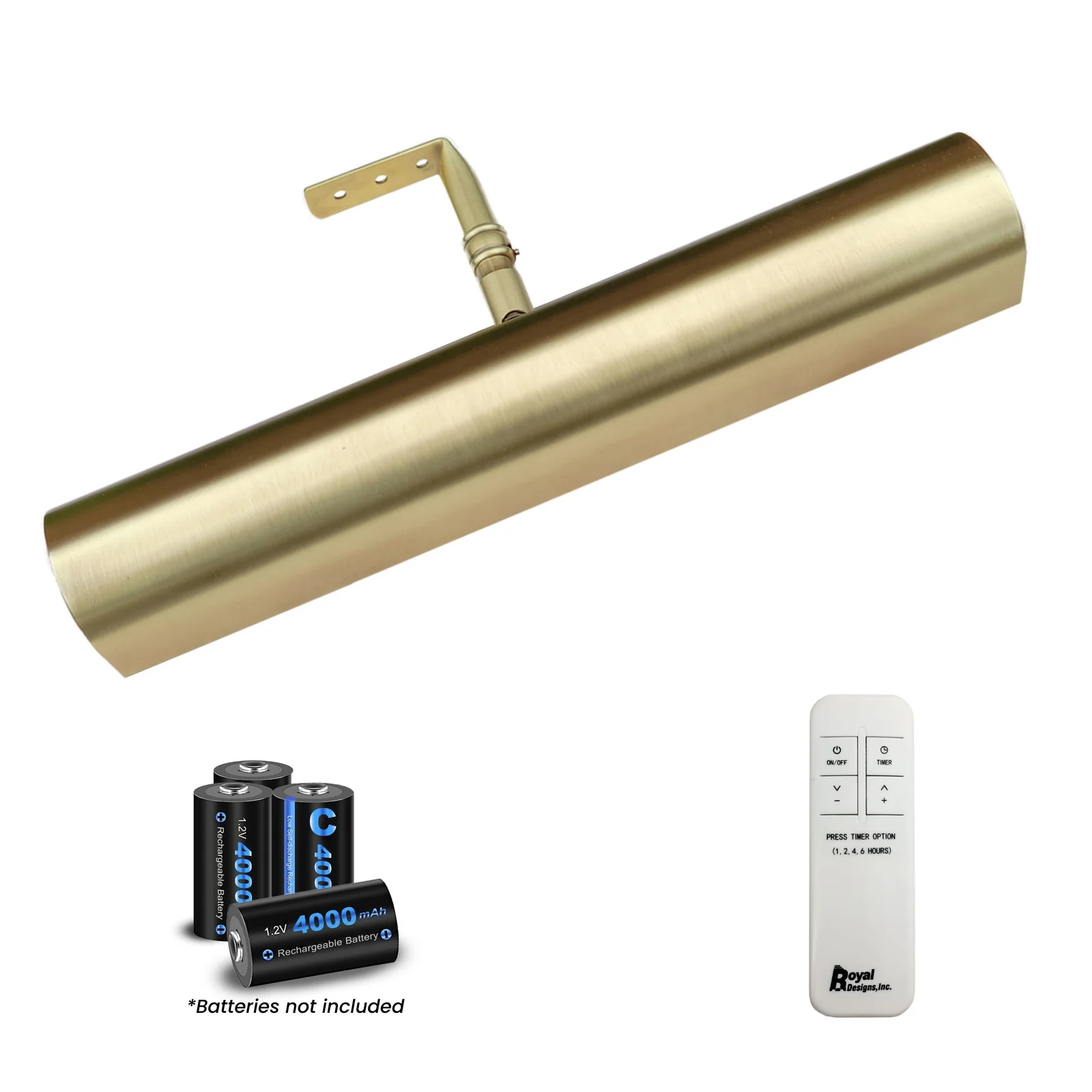 Cordless LED Dimmable Remote Control Picture Light, Multiple Sizes and Colors
