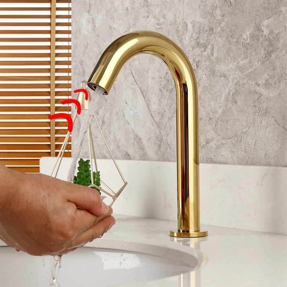 LuxeTouch Gold Touch-Free Sensor Faucet - thumbnail 2