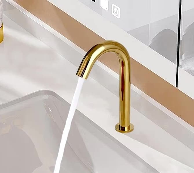 LuxeTouch Gold Touch-Free Sensor Faucet - thumbnail 3
