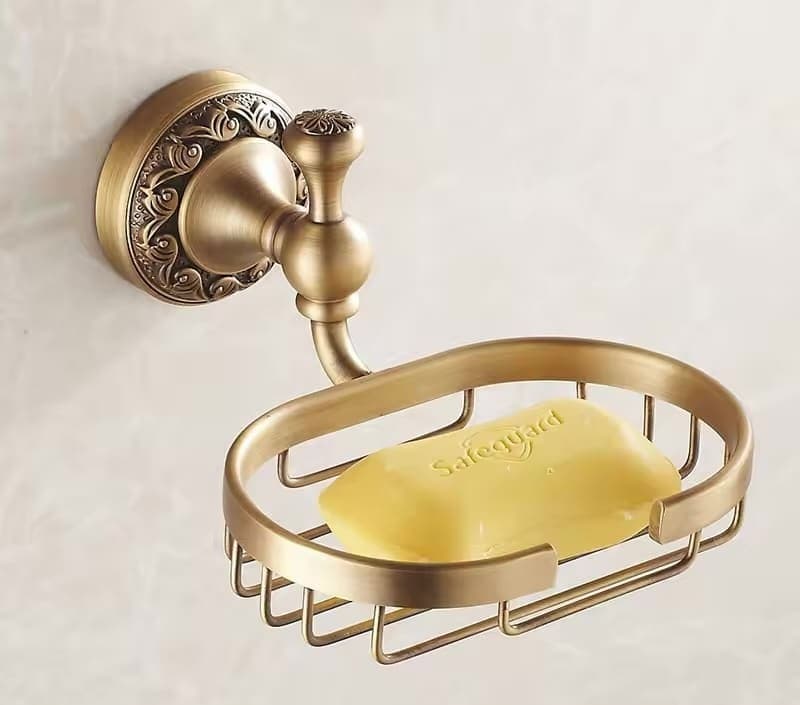 Antique Brass Soap Holder