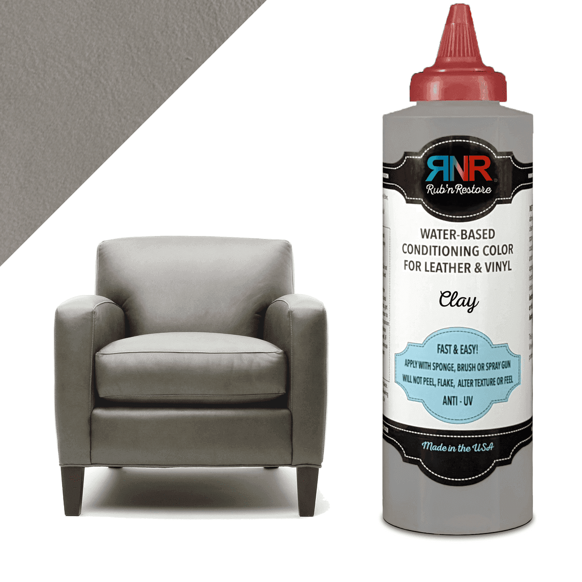 Clay Vinyl & Leather Finish - thumbnail 2