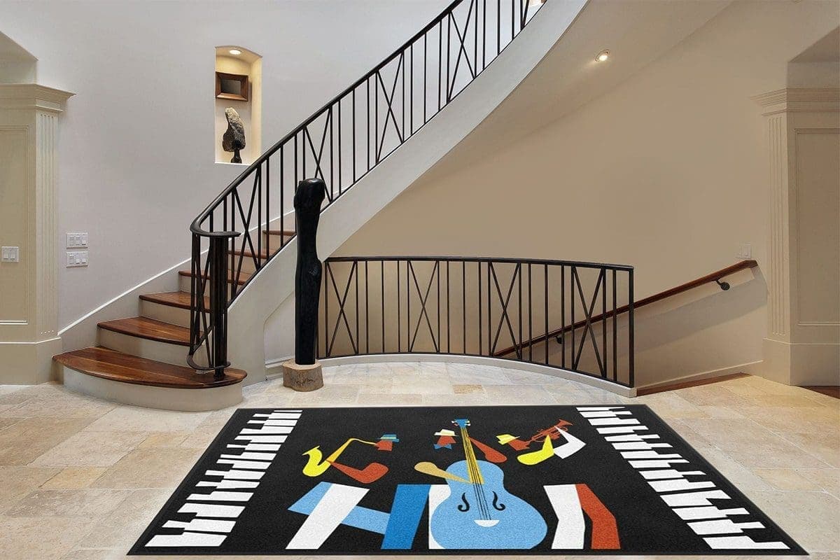 Jazz Music Theme Rug - thumbnail 3